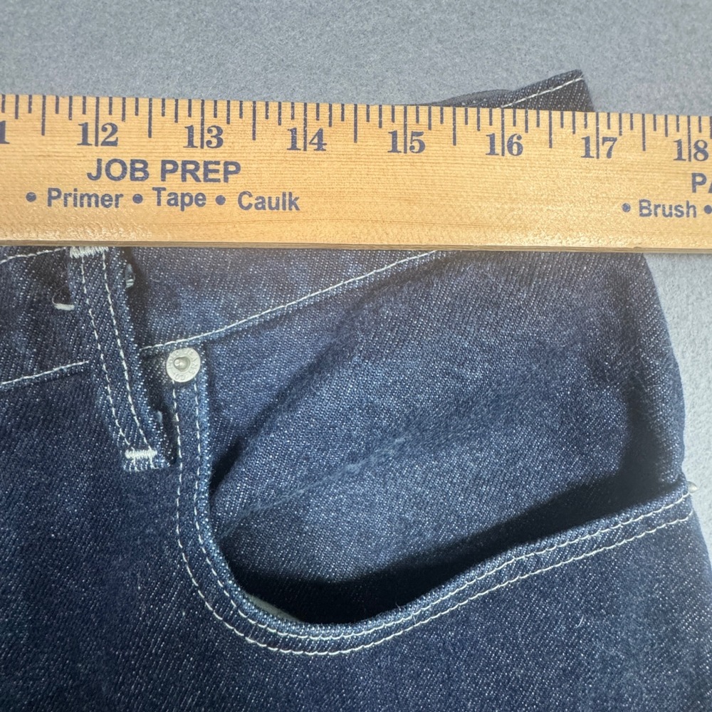 Polo Jeans Co Ralph Lauren Straight Leg Jeans Mens 34x32 Indigo Contrast Stitch - Picture 5 of 7